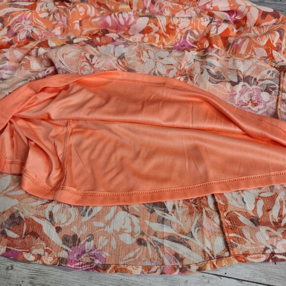 Torrid Lace Up Tea Length Crinkle Gauze Dress Size 2X - Picture 7 of 13